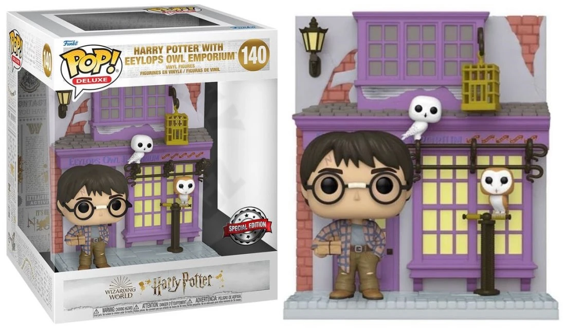 140-Harry Potter with Eeylops Owl Emporium - Harry Potter Funko Pop!
