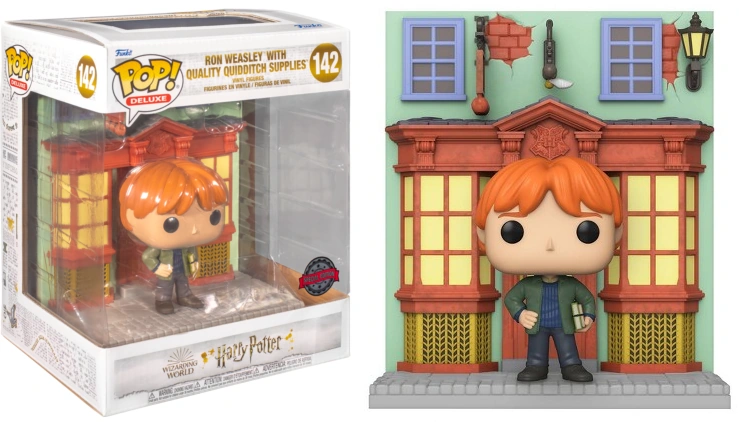 142-Ron Weasley with Quality Quidditch Supplies - Harry Potter Funko Pop!