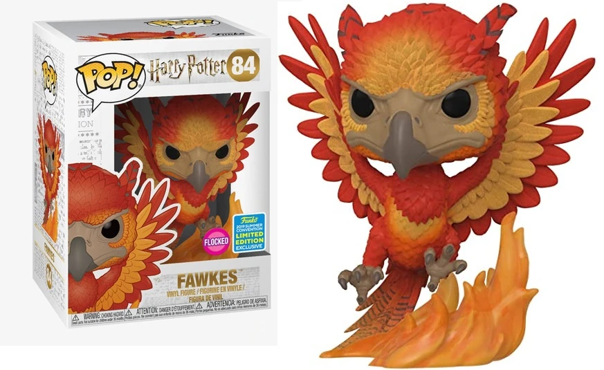 84- Fawkes Flocked - Harry Potter Funko Pop!