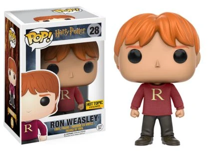 Funko-Pop-Harry-Potter-28-Ron-Weasley-in-Christmas-Sweater-Hot-Topic - Harry Potter Funko Pop!